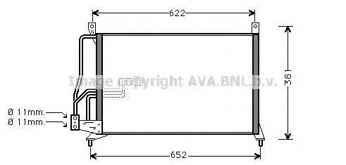 AVA QUALITY COOLING OL5231 Конденсатор, кондиціонер