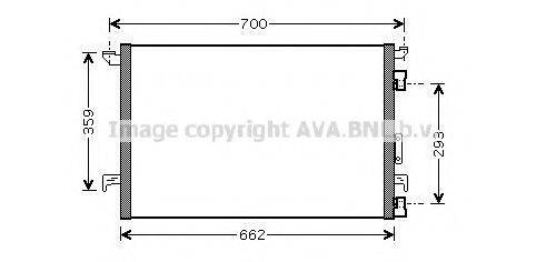 AVA QUALITY COOLING OL5333D Конденсатор, кондиціонер