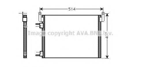 AVA QUALITY COOLING OL5452D Конденсатор, кондиціонер