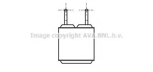 AVA QUALITY COOLING OL6114 Теплообмінник, опалення салону