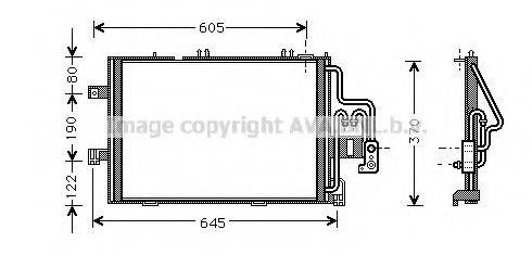 AVA QUALITY COOLING OLA5307 Конденсатор, кондиціонер