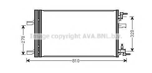 AVA QUALITY COOLING OLA5499D Конденсатор, кондиціонер