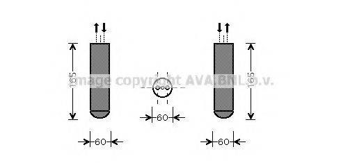 AVA QUALITY COOLING OLD351 Осушувач, кондиціонер