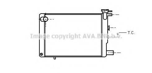 AVA QUALITY COOLING PE2006 Радіатор, охолодження двигуна