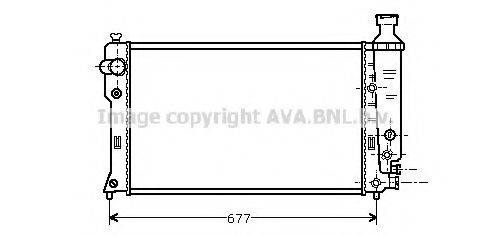 AVA QUALITY COOLING PE2132 Радіатор, охолодження двигуна