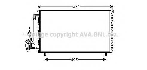 AVA QUALITY COOLING PE5155 Конденсатор, кондиціонер