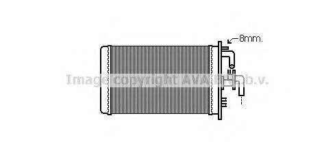 AVA QUALITY COOLING PE6101 Теплообмінник, опалення салону