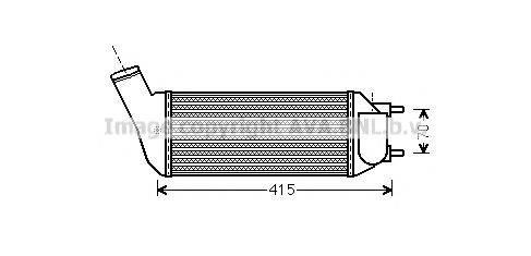 AVA QUALITY COOLING PEA4341 Інтеркулер