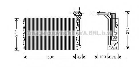 AVA QUALITY COOLING PEV010 Випарник, кондиціонер