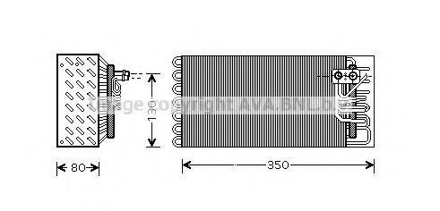 AVA QUALITY COOLING PRV041 Випарник, кондиціонер