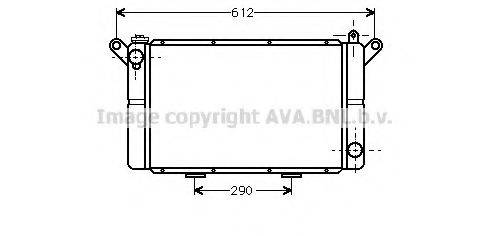 AVA QUALITY COOLING RT2014 Радіатор, охолодження двигуна