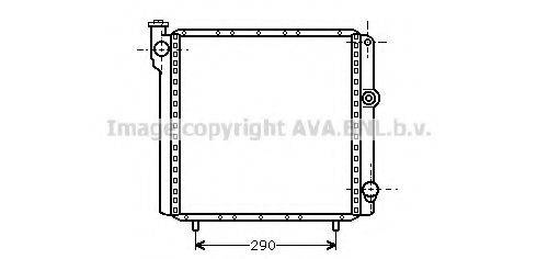 AVA QUALITY COOLING RT2040 Радіатор, охолодження двигуна