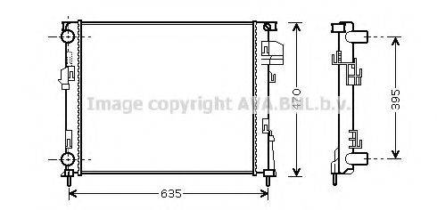 AVA QUALITY COOLING RT2303 Радіатор, охолодження двигуна