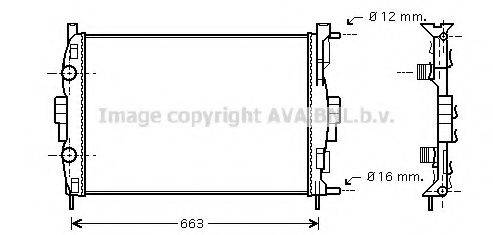 AVA QUALITY COOLING RT2307 Радіатор, охолодження двигуна