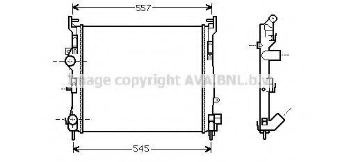 AVA QUALITY COOLING RT2362 Радіатор, охолодження двигуна