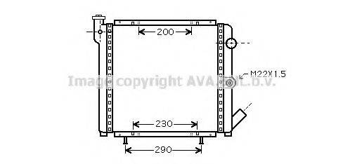 AVA QUALITY COOLING RT2377 Радіатор, охолодження двигуна