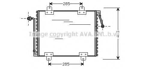 AVA QUALITY COOLING RT5180 Конденсатор, кондиціонер