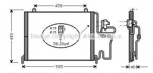 AVA QUALITY COOLING RT5245D Конденсатор, кондиціонер