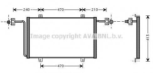 AVA QUALITY COOLING RT5278 Конденсатор, кондиціонер