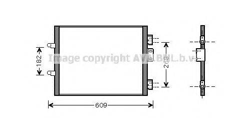 AVA QUALITY COOLING RT5315 Конденсатор, кондиціонер