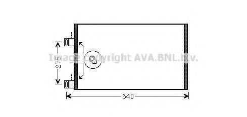 AVA QUALITY COOLING RT5444 Конденсатор, кондиціонер