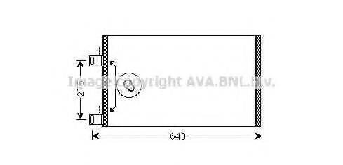 AVA QUALITY COOLING RTA5444 Конденсатор, кондиціонер