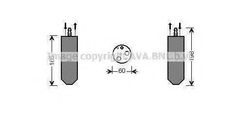 AVA QUALITY COOLING RTD364 Осушувач, кондиціонер