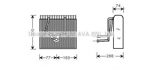 AVA QUALITY COOLING RTV173 Випарник, кондиціонер