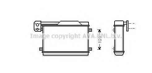 AVA QUALITY COOLING SB6013 Теплообмінник, опалення салону