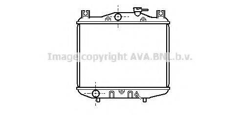 AVA QUALITY COOLING SU2007 Радіатор, охолодження двигуна