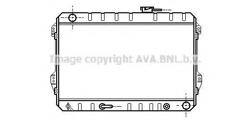 AVA QUALITY COOLING TO2102 Радіатор, охолодження двигуна