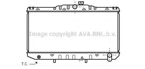 AVA QUALITY COOLING TO2126 Радіатор, охолодження двигуна