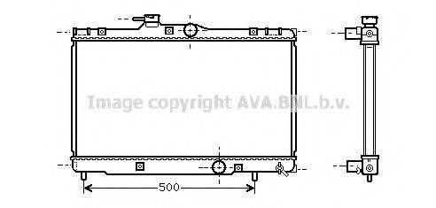 AVA QUALITY COOLING TO2273 Радіатор, охолодження двигуна