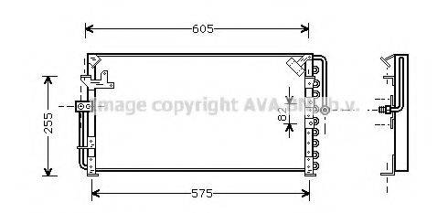 AVA QUALITY COOLING TO5212 Конденсатор, кондиціонер