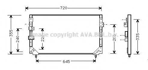 AVA QUALITY COOLING TO5225 Конденсатор, кондиціонер