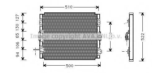 AVA QUALITY COOLING TO5244 Конденсатор, кондиціонер