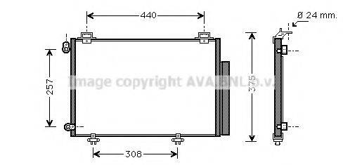 AVA QUALITY COOLING TO5267D Конденсатор, кондиціонер