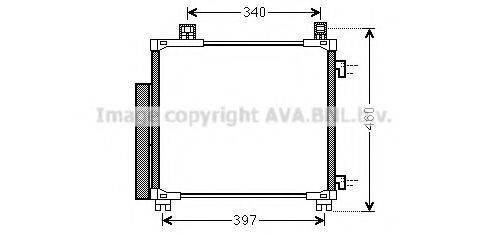 AVA QUALITY COOLING TOA5578D Конденсатор, кондиціонер