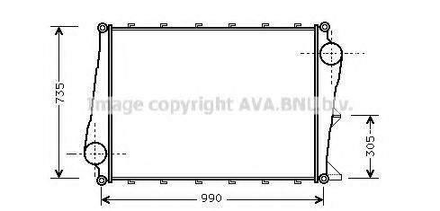 AVA QUALITY COOLING VL4021 Інтеркулер