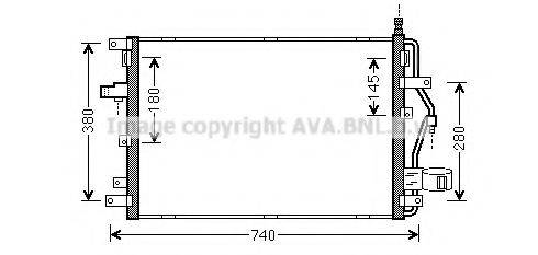 AVA QUALITY COOLING VOA5158D Конденсатор, кондиціонер