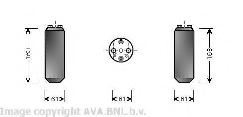 AVA QUALITY COOLING VOD104 Осушувач, кондиціонер