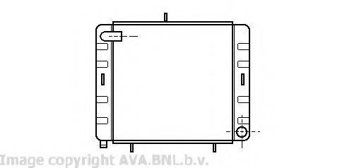 AVA QUALITY COOLING VW2057 Радіатор, охолодження двигуна