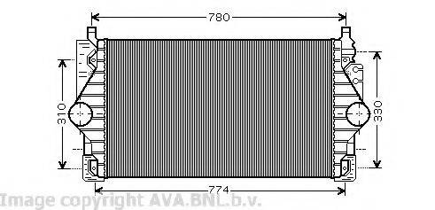 AVA QUALITY COOLING VW4246 Інтеркулер