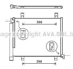 AVA QUALITY COOLING VW5327D Конденсатор, кондиціонер