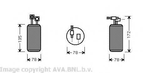 AVA QUALITY COOLING VWD052 Осушувач, кондиціонер