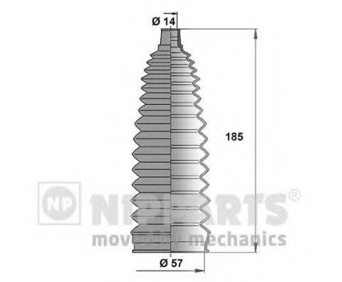 NIPPARTS J2842019 Комплект пильника, рульове керування