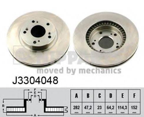 NIPPARTS J3304048 гальмівний диск