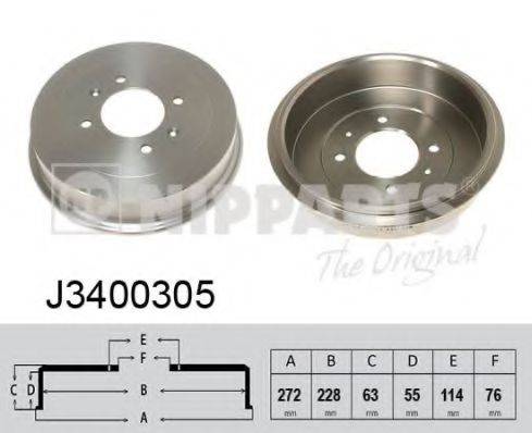 NIPPARTS J3400305 Гальмівний барабан