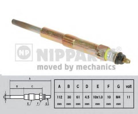 NIPPARTS J5710501 Свічка розжарювання