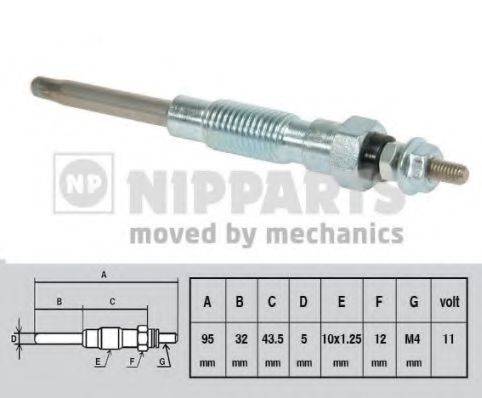 NIPPARTS J5712008 Свічка розжарювання